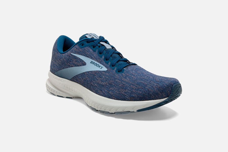 Launch 7 Road Brooks Running Shoes NZ Mens - Blue - IVXYJS-148